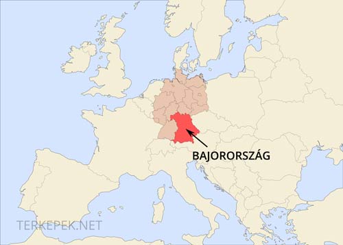 Hol van Bajorország?